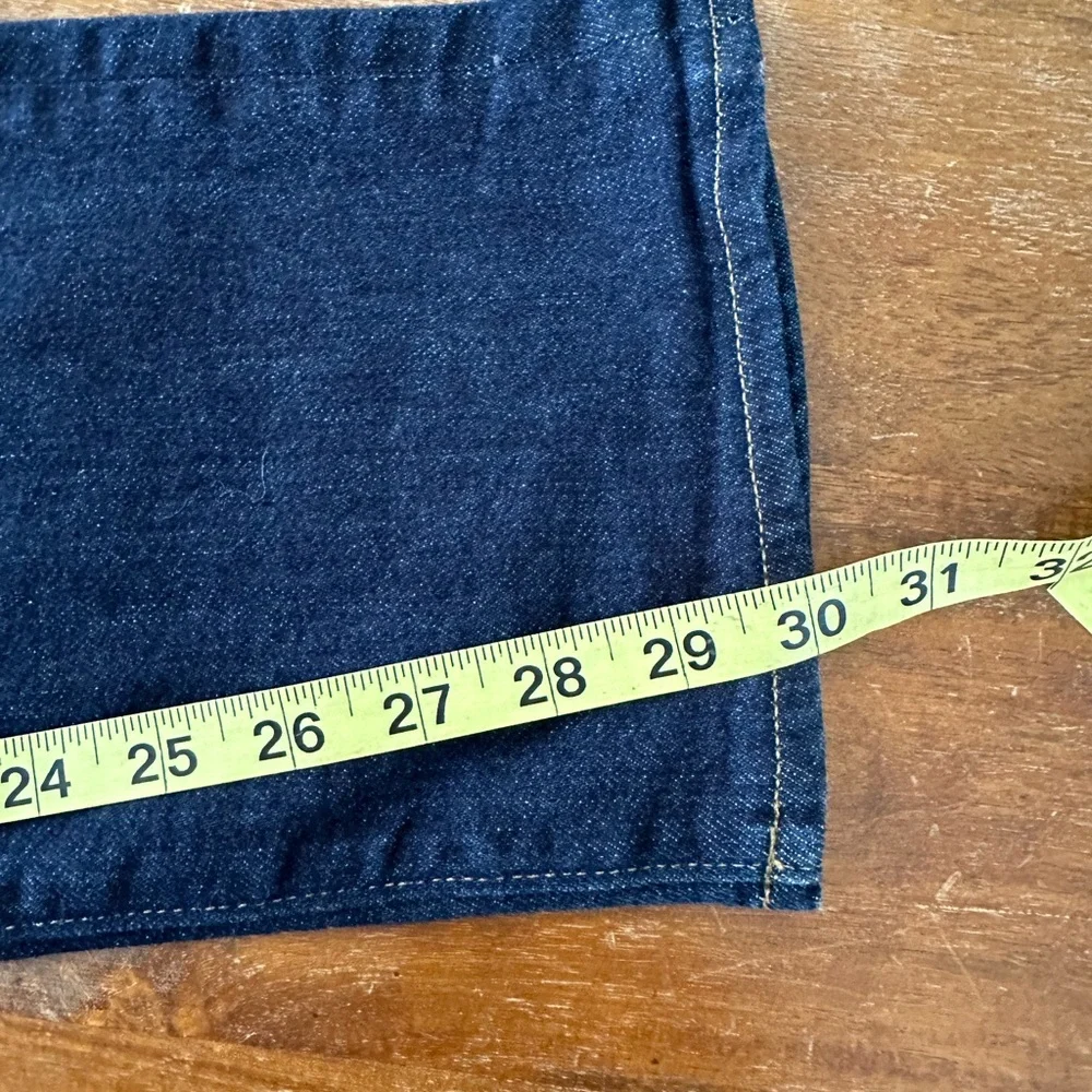 J. Crew 1040 dark wash stretch cotton denim jeans size 35‎ x 30 Style BB410